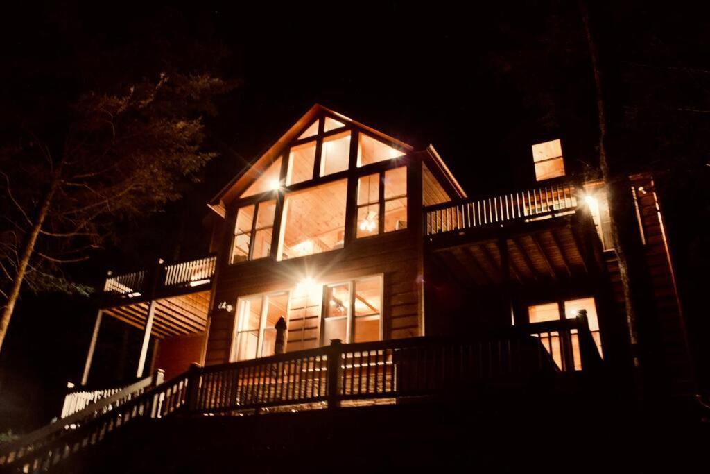 Private Creekside Cabin+Hot Tub,Pool Table, & Pets Ellijay Extérieur photo